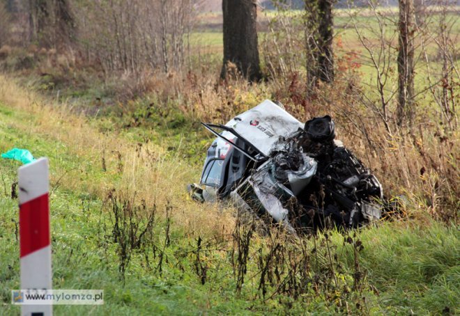 Ostrołęczanin poważnie ranny w wypadku pod Rydzewem [26.10.2015] - zdjęcie #8 - eOstroleka.pl