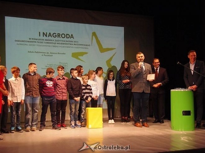 Uczniowie z Pasiek zwycięzcami konkursu na „Zbiórkę zużytych baterii 2015” [27.10.2015] - zdjęcie #4 - eOstroleka.pl