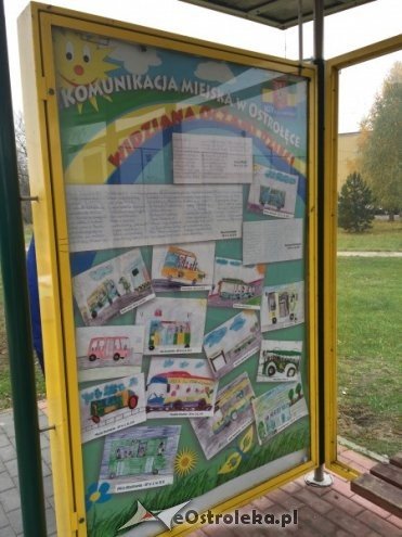 Tak MZK w Ostrołęce widzą dzieci: Wyjątkowa wystawa na autobusowych przystankach [27.10.2015] - zdjęcie #1 - eOstroleka.pl
