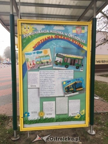 Tak MZK w Ostrołęce widzą dzieci: Wyjątkowa wystawa na autobusowych przystankach [27.10.2015] - zdjęcie #2 - eOstroleka.pl