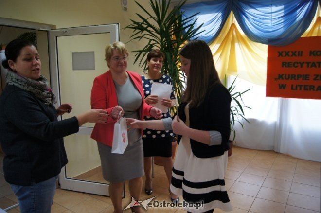 XXXII edycja konkursu recytatorskiego „Kurpie Zielone w Literaturze” [30.10.2015] - zdjęcie #35 - eOstroleka.pl