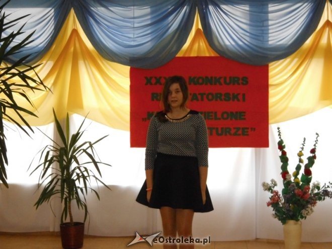 XXXII edycja konkursu recytatorskiego „Kurpie Zielone w Literaturze” [30.10.2015] - zdjęcie #8 - eOstroleka.pl