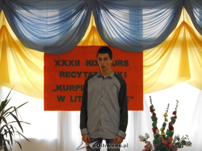 XXXII edycja konkursu recytatorskiego „Kurpie Zielone w Literaturze” [30.10.2015] - zdjęcie #4 - eOstroleka.pl