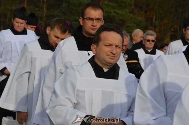 Uroczystość Wszystkich Świętych na cmentarzu parafialnym [01.11.2015] - zdjęcie #54 - eOstroleka.pl
