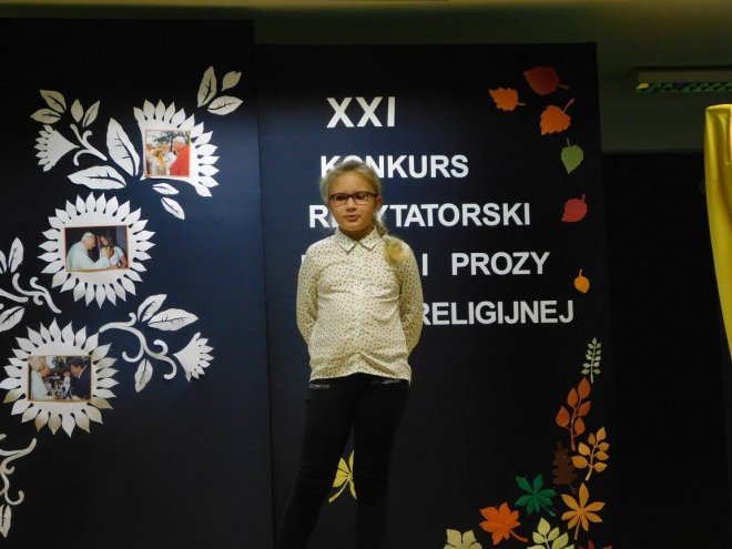 XXI  Międzyszkolny Konkurs Recytatorski Poezji i Prozy Religijnej w ostrołęckiej „dziesiątce” [07.11.2015] - zdjęcie #11 - eOstroleka.pl