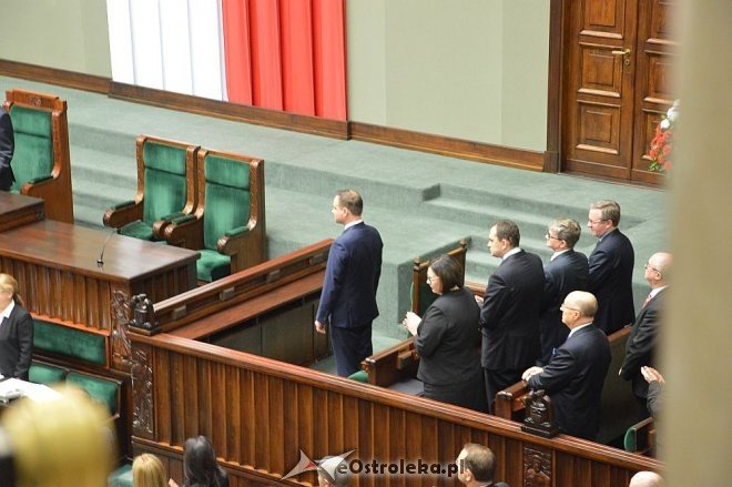 Posłowie VIII kadencji złożyli ślubowanie. Marek Kuchciński marszałkiem [12.11.2015] - zdjęcie #61 - eOstroleka.pl