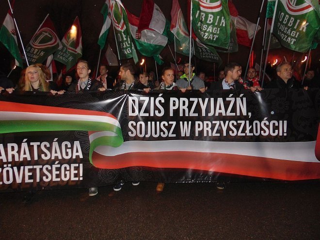 Ostrołęccy narodowcy na Marszu Niepodległości [11.11.2015] - zdjęcie #8 - eOstroleka.pl