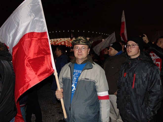 Ostrołęccy narodowcy na Marszu Niepodległości [11.11.2015] - zdjęcie #9 - eOstroleka.pl