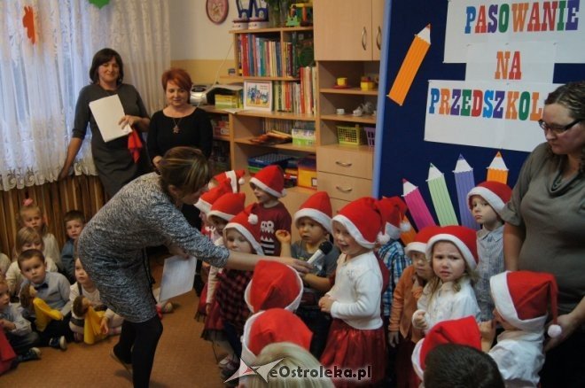 Pasowanie na przedszkolaka w Olszewie-Borkach [16.11.2015] - zdjęcie #1 - eOstroleka.pl