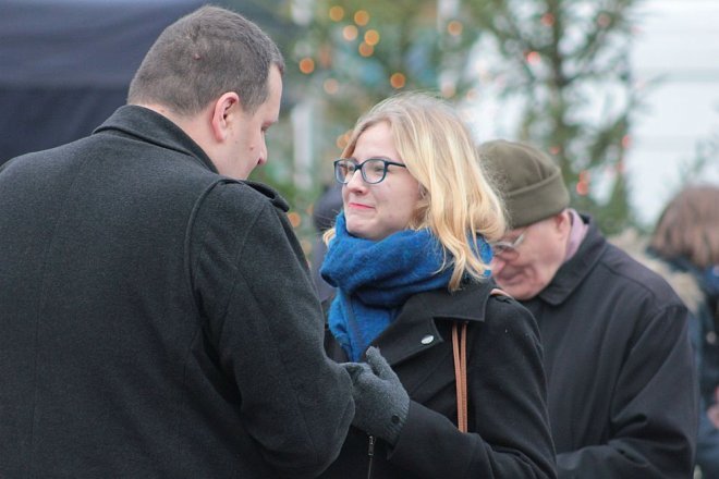Ostrołęka: Wigilia Miejska 2015 [19.12.2015] - zdjęcie #21 - eOstroleka.pl