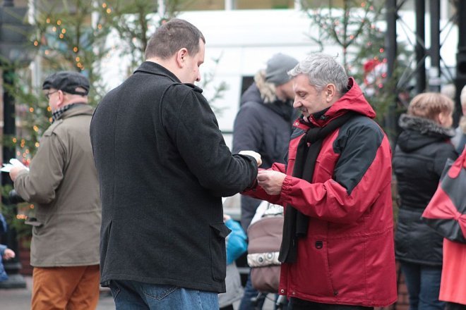 Ostrołęka: Wigilia Miejska 2015 [19.12.2015] - zdjęcie #19 - eOstroleka.pl