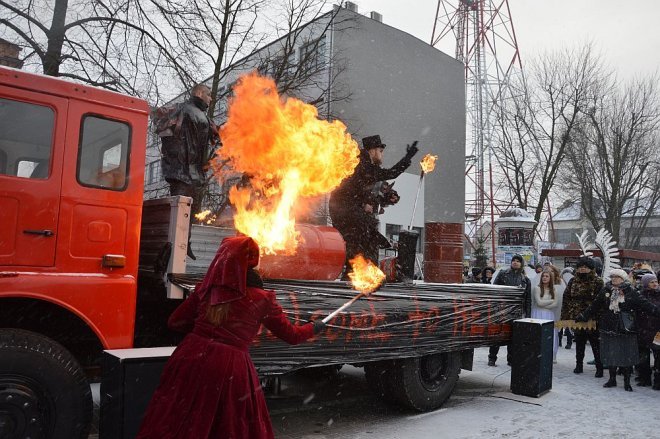 Orszak Trzech Króli przemaszerował ulicami Ostrołęki [06.01.2016] - zdjęcie #129 - eOstroleka.pl