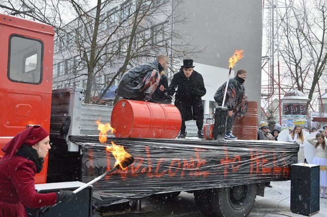 Orszak Trzech Króli przemaszerował ulicami Ostrołęki [06.01.2016] - zdjęcie #123 - eOstroleka.pl