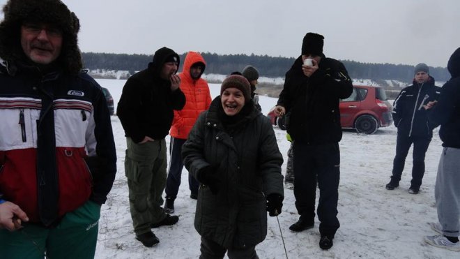 Ostrołęckie Morsy i styczniowa kąpiel w przeręblu [06.01.2016] - zdjęcie #1 - eOstroleka.pl