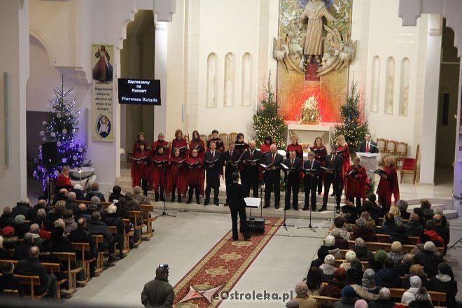 „Pierwsza kolęda” - wyjątkowy koncert w kościele pw. św Franciszka z Asyżu [10.01.2016] - zdjęcie #6 - eOstroleka.pl