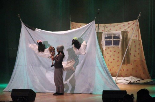 Spektakl „Gerda i Kaj” w Ostrołęckim Centrum Kultury [17.01.2016] - zdjęcie #9 - eOstroleka.pl