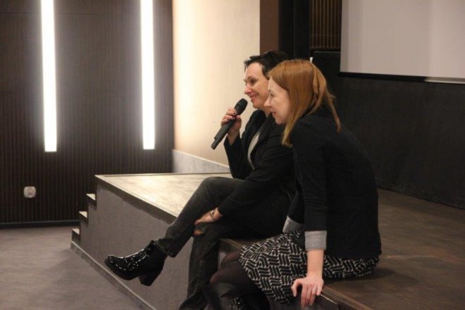 Spotkanie z Kingą Dębską w Dyskusyjnym Klubie Filmowym [18.01.2016] - zdjęcie #9 - eOstroleka.pl