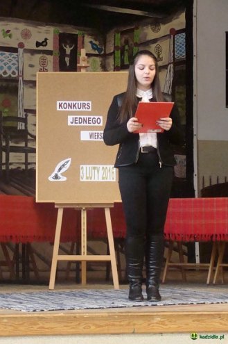„Konkurs Jednego Wiersza”” w kadzidlańskiej bibliotece [13.02.2016] - zdjęcie #46 - eOstroleka.pl