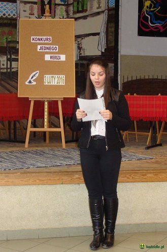 „Konkurs Jednego Wiersza”” w kadzidlańskiej bibliotece [13.02.2016] - zdjęcie #3 - eOstroleka.pl