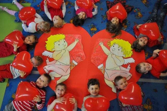Walentynki w Puncie Przedszkolnym „Kangurek” [12.02.2016] - zdjęcie #1 - eOstroleka.pl