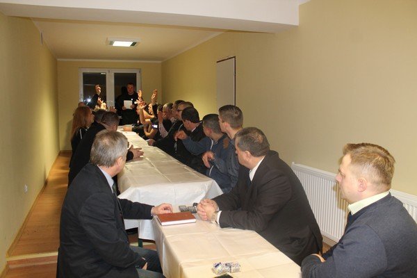 Spotkanie wyborcze w OSP Łączki [19.02.2016] - zdjęcie #1 - eOstroleka.pl