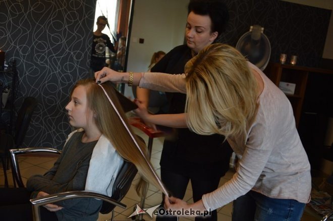 Oddanie włosów dla fundacji Rak&Roll [27.02.2016] - zdjęcie #7 - eOstroleka.pl