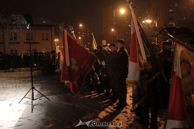 Ostrołęczanie uczcili pamięć Żołnierzy Wyklętych [01.03.2016] - zdjęcie #69 - eOstroleka.pl