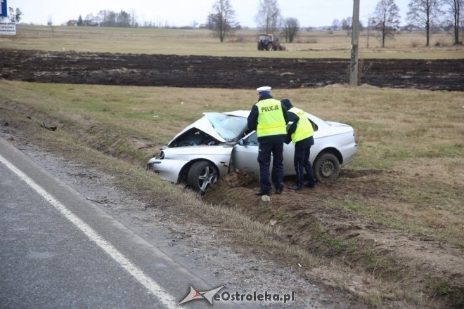 Wypadek w Łodziskach [19.03.2016] - zdjęcie #1 - eOstroleka.pl