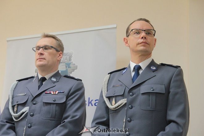 Oficjalne przywitanie nowego komendanta policji w Ostrołęce [23.03.2016] - zdjęcie #5 - eOstroleka.pl