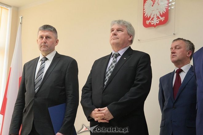 Oficjalne przywitanie nowego komendanta policji w Ostrołęce [23.03.2016] - zdjęcie #10 - eOstroleka.pl