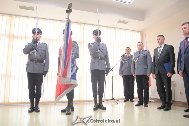 Oficjalne przywitanie nowego komendanta policji w Ostrołęce [23.03.2016] - zdjęcie #19 - eOstroleka.pl