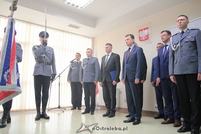 Oficjalne przywitanie nowego komendanta policji w Ostrołęce [23.03.2016] - zdjęcie #20 - eOstroleka.pl