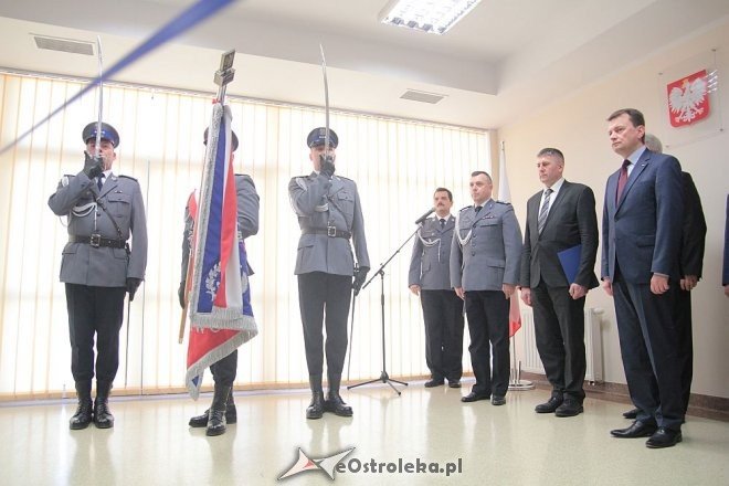 Oficjalne przywitanie nowego komendanta policji w Ostrołęce [23.03.2016] - zdjęcie #21 - eOstroleka.pl