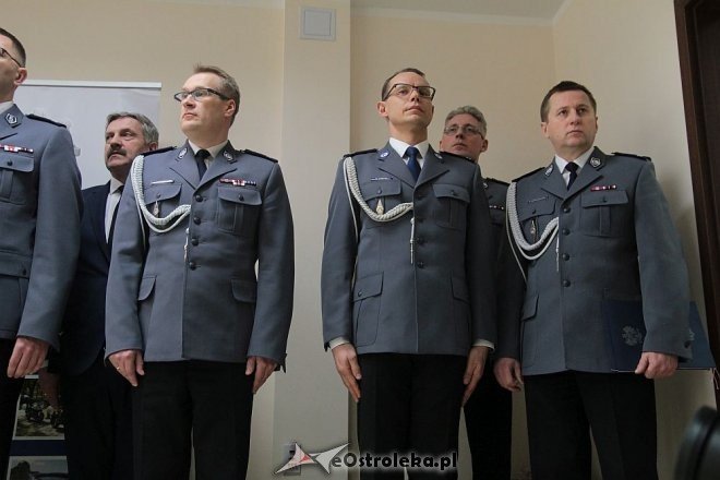 Oficjalne przywitanie nowego komendanta policji w Ostrołęce [23.03.2016] - zdjęcie #23 - eOstroleka.pl