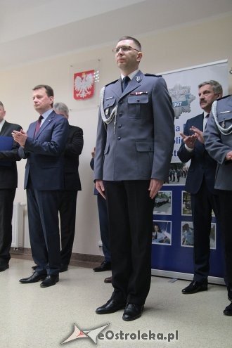 Oficjalne przywitanie nowego komendanta policji w Ostrołęce [23.03.2016] - zdjęcie #25 - eOstroleka.pl