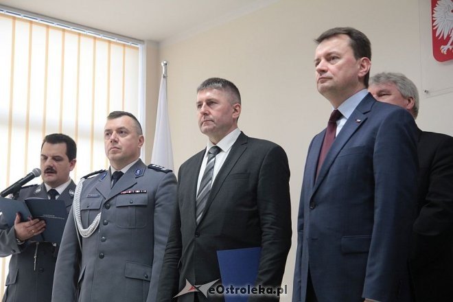 Oficjalne przywitanie nowego komendanta policji w Ostrołęce [23.03.2016] - zdjęcie #29 - eOstroleka.pl