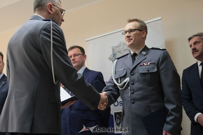 Oficjalne przywitanie nowego komendanta policji w Ostrołęce [23.03.2016] - zdjęcie #36 - eOstroleka.pl