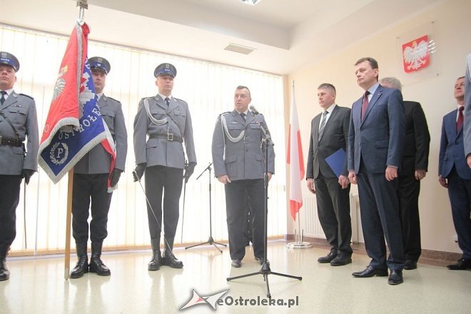 Oficjalne przywitanie nowego komendanta policji w Ostrołęce [23.03.2016] - zdjęcie #39 - eOstroleka.pl