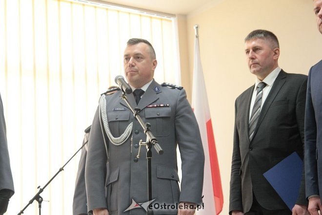 Oficjalne przywitanie nowego komendanta policji w Ostrołęce [23.03.2016] - zdjęcie #40 - eOstroleka.pl