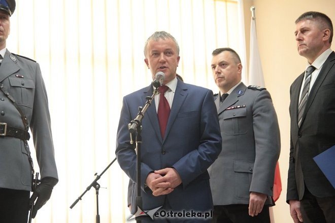 Oficjalne przywitanie nowego komendanta policji w Ostrołęce [23.03.2016] - zdjęcie #16 - eOstroleka.pl
