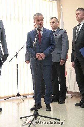 Oficjalne przywitanie nowego komendanta policji w Ostrołęce [23.03.2016] - zdjęcie #42 - eOstroleka.pl