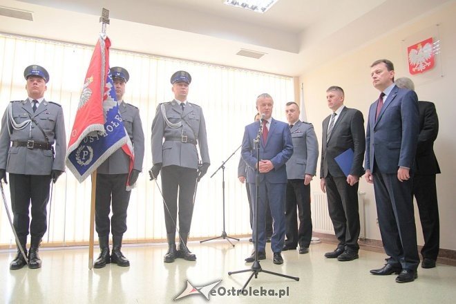 Oficjalne przywitanie nowego komendanta policji w Ostrołęce [23.03.2016] - zdjęcie #43 - eOstroleka.pl