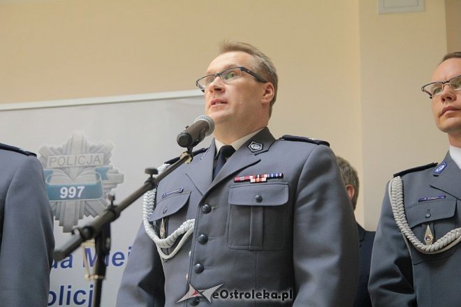Oficjalne przywitanie nowego komendanta policji w Ostrołęce [23.03.2016] - zdjęcie #13 - eOstroleka.pl