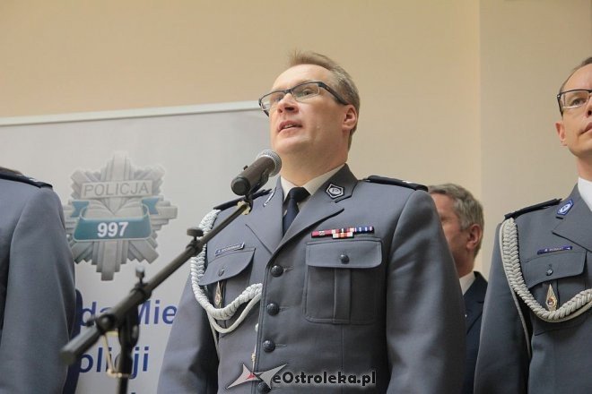 Oficjalne przywitanie nowego komendanta policji w Ostrołęce [23.03.2016] - zdjęcie #11 - eOstroleka.pl
