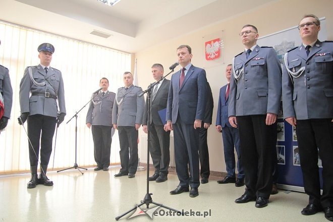 Oficjalne przywitanie nowego komendanta policji w Ostrołęce [23.03.2016] - zdjęcie #8 - eOstroleka.pl