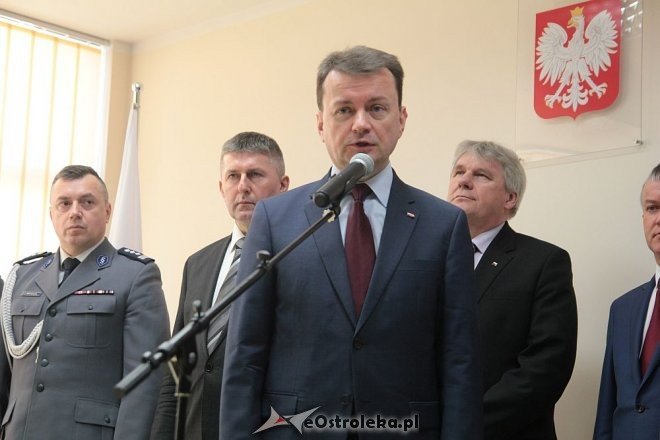 Oficjalne przywitanie nowego komendanta policji w Ostrołęce [23.03.2016] - zdjęcie #7 - eOstroleka.pl