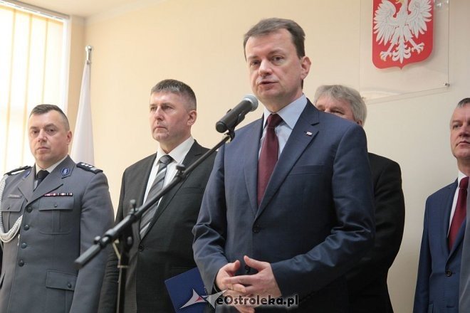 Oficjalne przywitanie nowego komendanta policji w Ostrołęce [23.03.2016] - zdjęcie #6 - eOstroleka.pl
