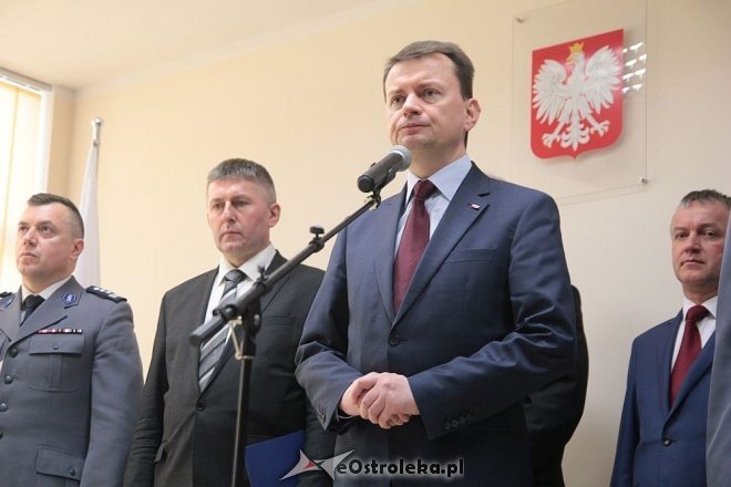 Oficjalne przywitanie nowego komendanta policji w Ostrołęce [23.03.2016] - zdjęcie #4 - eOstroleka.pl