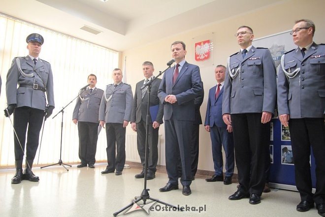Oficjalne przywitanie nowego komendanta policji w Ostrołęce [23.03.2016] - zdjęcie #54 - eOstroleka.pl