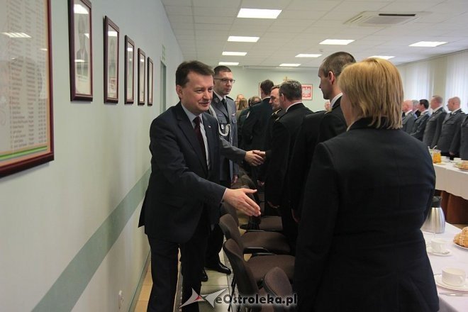 Minister MSWiA Mariusz Błaszczak w Ostrołęce [23.03.2016] - zdjęcie #34 - eOstroleka.pl